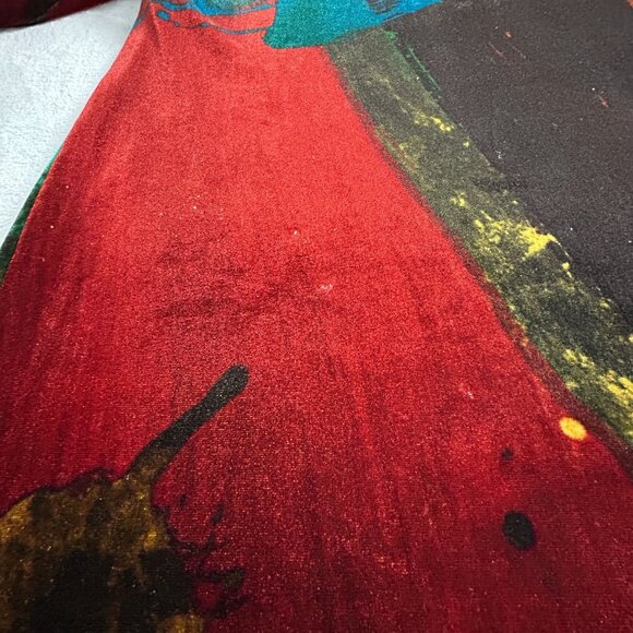 Chico's Womens Long Sleeve Abstract Tunic Top 2 Multicolor Long Sleeve Stretch - Picture 6 of 10